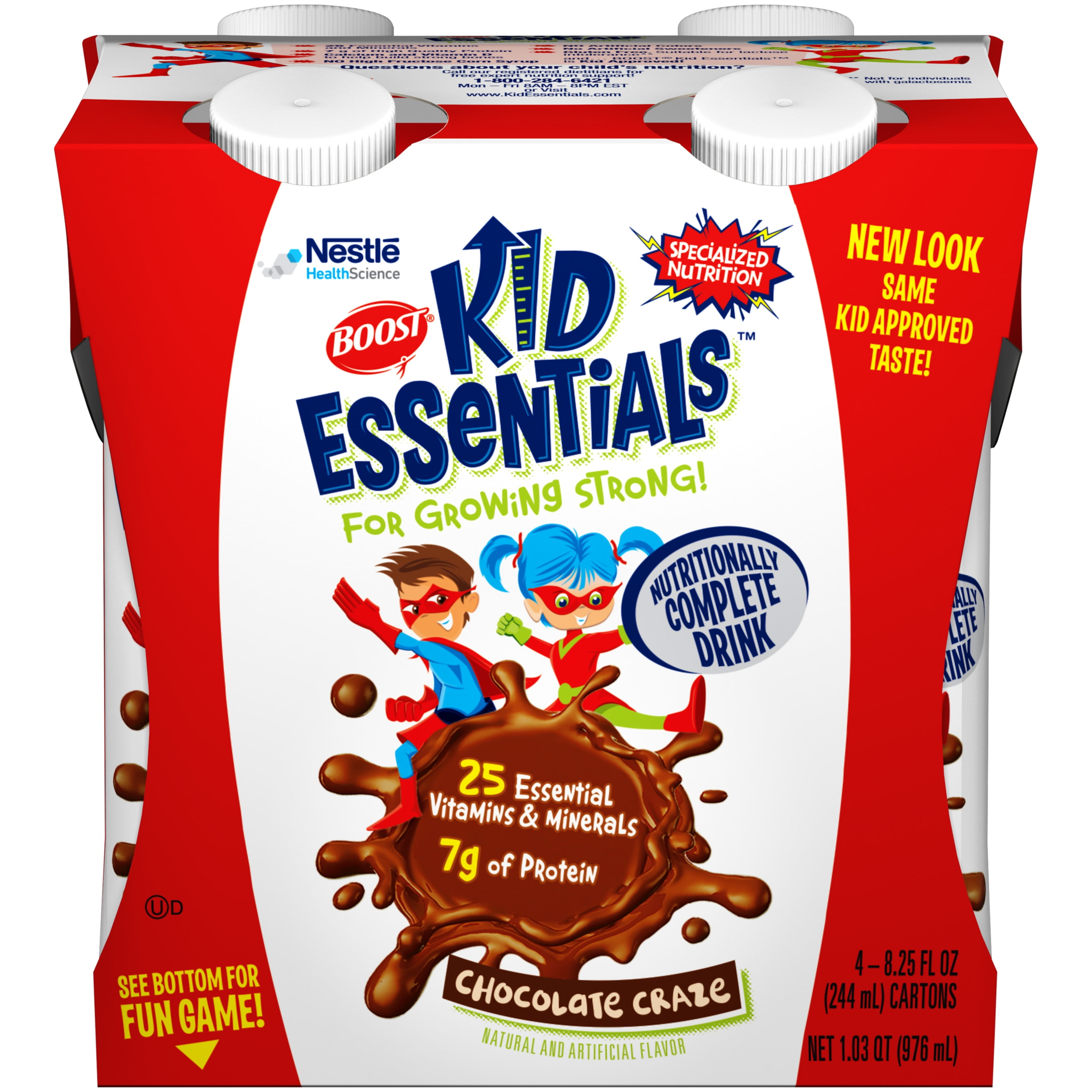 Boost kid essentials balanced nutritional drink for children chocolate