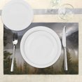 thumbnail image 3 of Ambesonne America Place Mats Set of 4, Valley Yosemite in Fall, Standard Size, Green Grey, 3 of 6