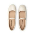 thumbnail image 5 of Women’s Soft Square Toe Mary Jane Ballerina Flats with Adjustable Ankle Strap, 5 of 5
