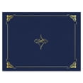 thumbnail image 2 of Geographics Gold Foil Border Certificate Holder, Blue, 5 pack, 2 of 2