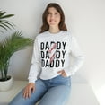 thumbnail image 7 of Baseball Daddy Dad Fathers Day Sweatshirt, Gifts, Crewneck, 7 of 7