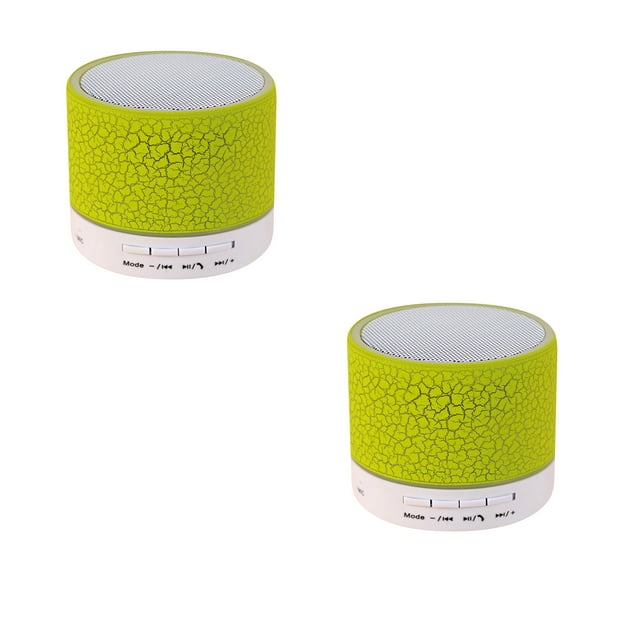 Haut-parleurs Bluetooth Sans Fil, A9 Mini Haut-Parleur Portable avec Micro Intégré Batterie 400mAh et Radio FM, Comprend Mini Câble Usb pour Recharger la Lecture de Musique