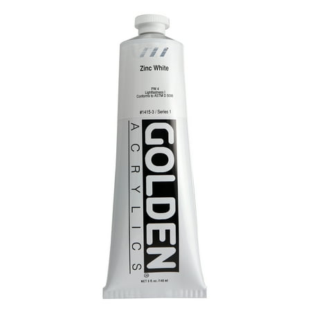 Golden� Heavy Body Acrylic, 5 oz., Zinc White