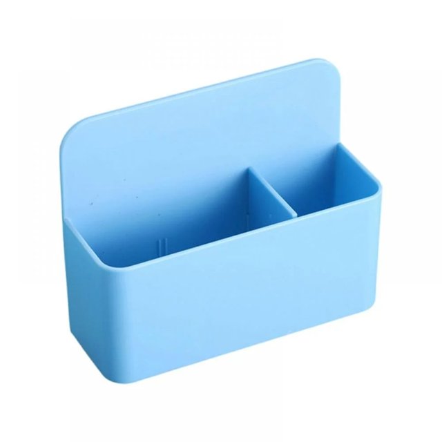 TFixol Magnetic Chalk Holder Organizer Box with Multi-Functional Design, Water-Soluble Chalk Storage, 12.5x12x4cm, ABS Material, Blue, Yellow, Black, White Options, OPP Packaged