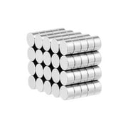 VILLCASE 100pcs Neodymium Magnets Small Round Magnets for Craft Refrigerator Whiteboard Home Office Kitchen