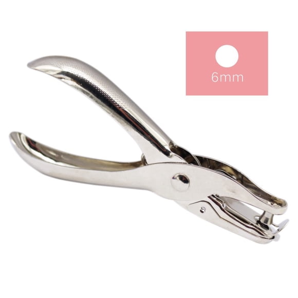 DPTALR Mini Miniature Round Metal Single Hand Business Card Puncher