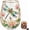 Dragonfly, variant on Embossed Glass Tea Cup Hummingbird Floral Gold Rim 14oz Clear Glass Mug for Tea Coffee Cold Drinks (Robin,1pc)