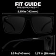 thumbnail image 6 of GRINDERPUNCH Polarized Sunglasses Men Women UV400 Protection Retro Square Sun Glasses Driving Golf Hiking Fishing Shades - Red, 6 of 9