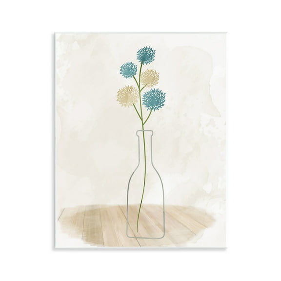 Stupell Industries Simple Bud Vase Botanical & Floral Painting Unframed Art Print Wall Art, 11 x 14