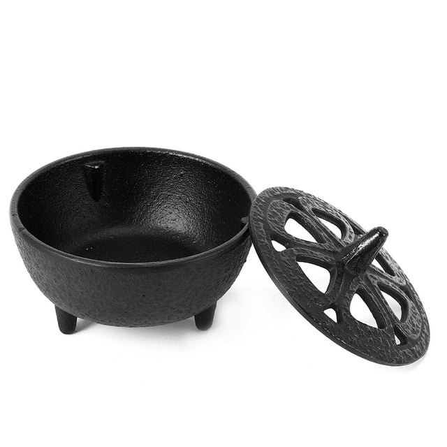 Porte-encens Domestique, Encens en Fonte en Forme de Lotus Encens Aromathérapie Brûleur Encens Conteneur Qualité Inégalée