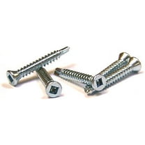 #6 x 2 1/4" Self-Drilling Screws / Square / Trim Head / Steel / Zinc - 3000 Piece Carton