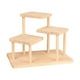 thumbnail image 2 of Estante de exhibición de madera para escritorio, vitrina de almacenamiento, soporte para exhibición de figuras 3 capas, 2 of 9