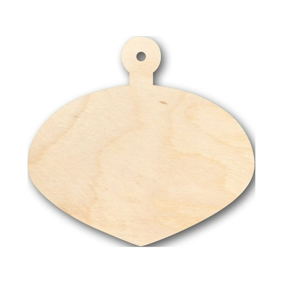 Unfinished Wood Ornament Wide Shape - Craft - up to 46" DIY 12" / 1/8"