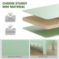 thumbnail image 6 of LAZZO 3-Drawer Nightstand, Modern Bedside Table with 2 Sets of Replacement Handles for Bedroom, Green, 6 of 8