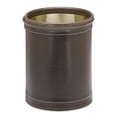 thumbnail image 1 of Kraftware Corp. 68848 Stitched Chocolate10.75 Inches Rd. Waste Basket, 1 of 1