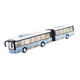thumbnail image 4 of Autobús urbano de juguete coleccionable para niños, ideal para fiestas infantiles. Vehículo de aleación con mecanismo de retroceso. Perfecto para cumpleaños. Azul, 4 of 9