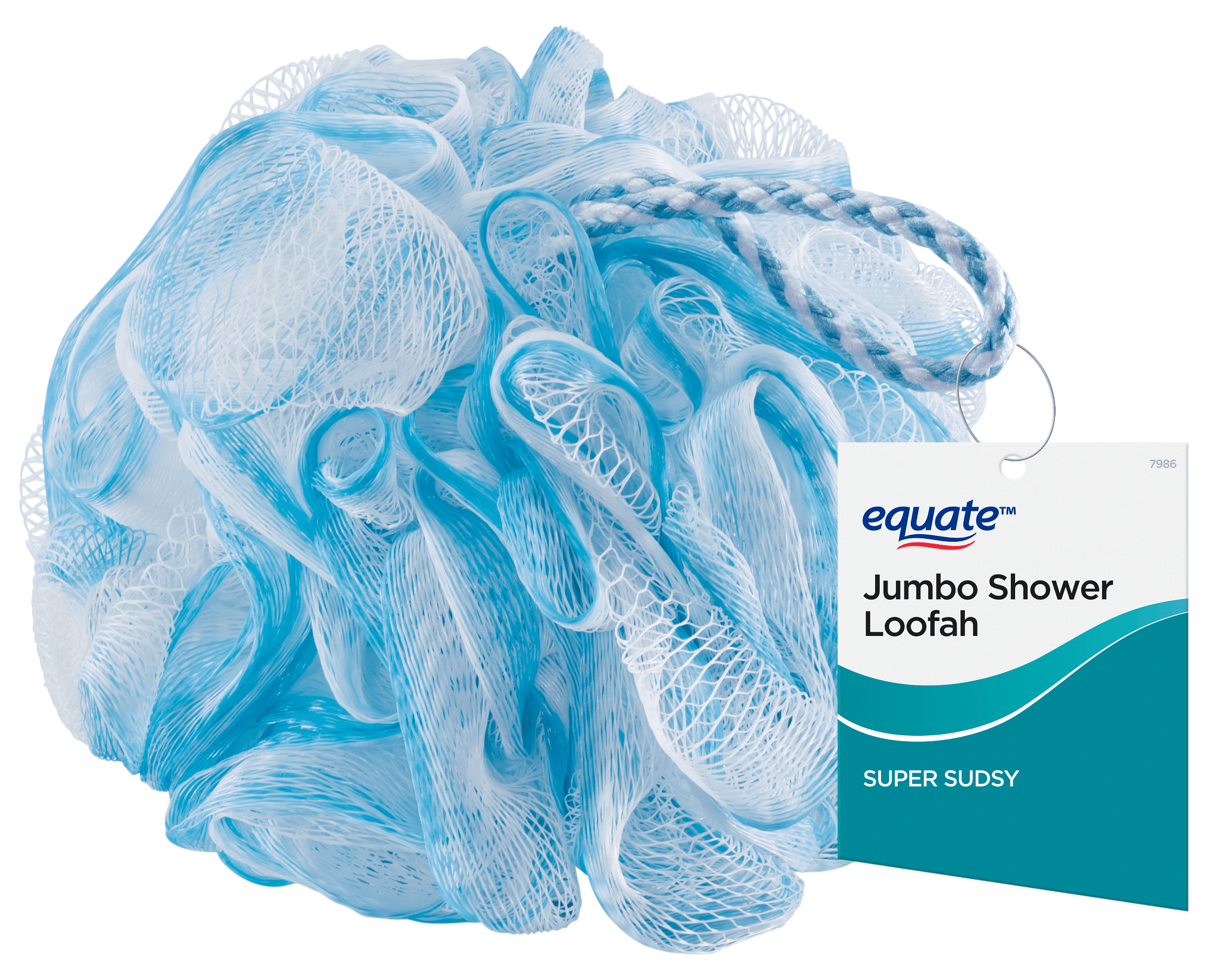 (3 pack) Equate Jumbo Size Body Sponge, Color May Vary