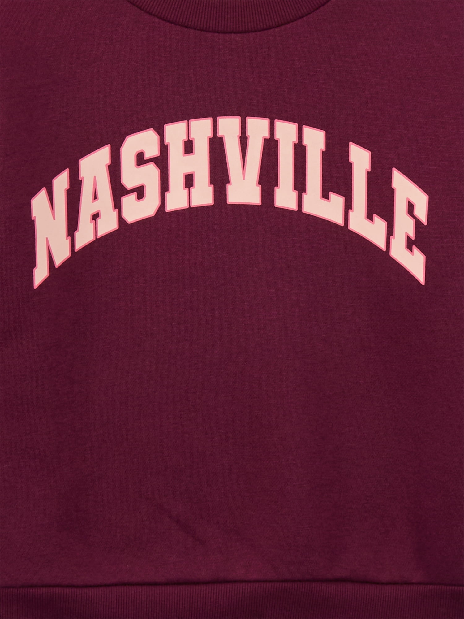 Weekend Academy Girls Graphic Print Fleece Sweatshirt, Sizes 4-18