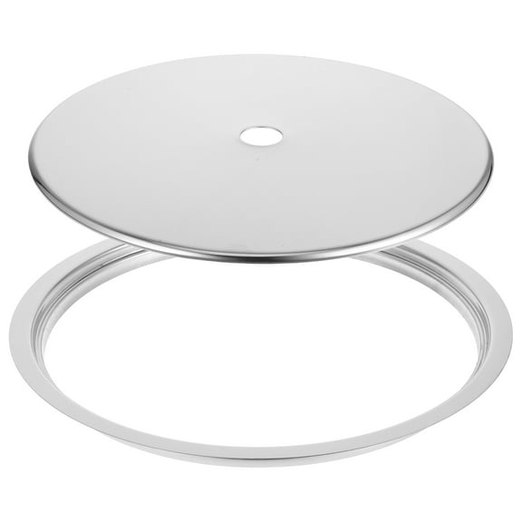 Induction Cooker Hot Pot Table Induction Cooktop Induction Cooker Pot Circle Stainless Steel Silver 32.00X32.00X2.00CM