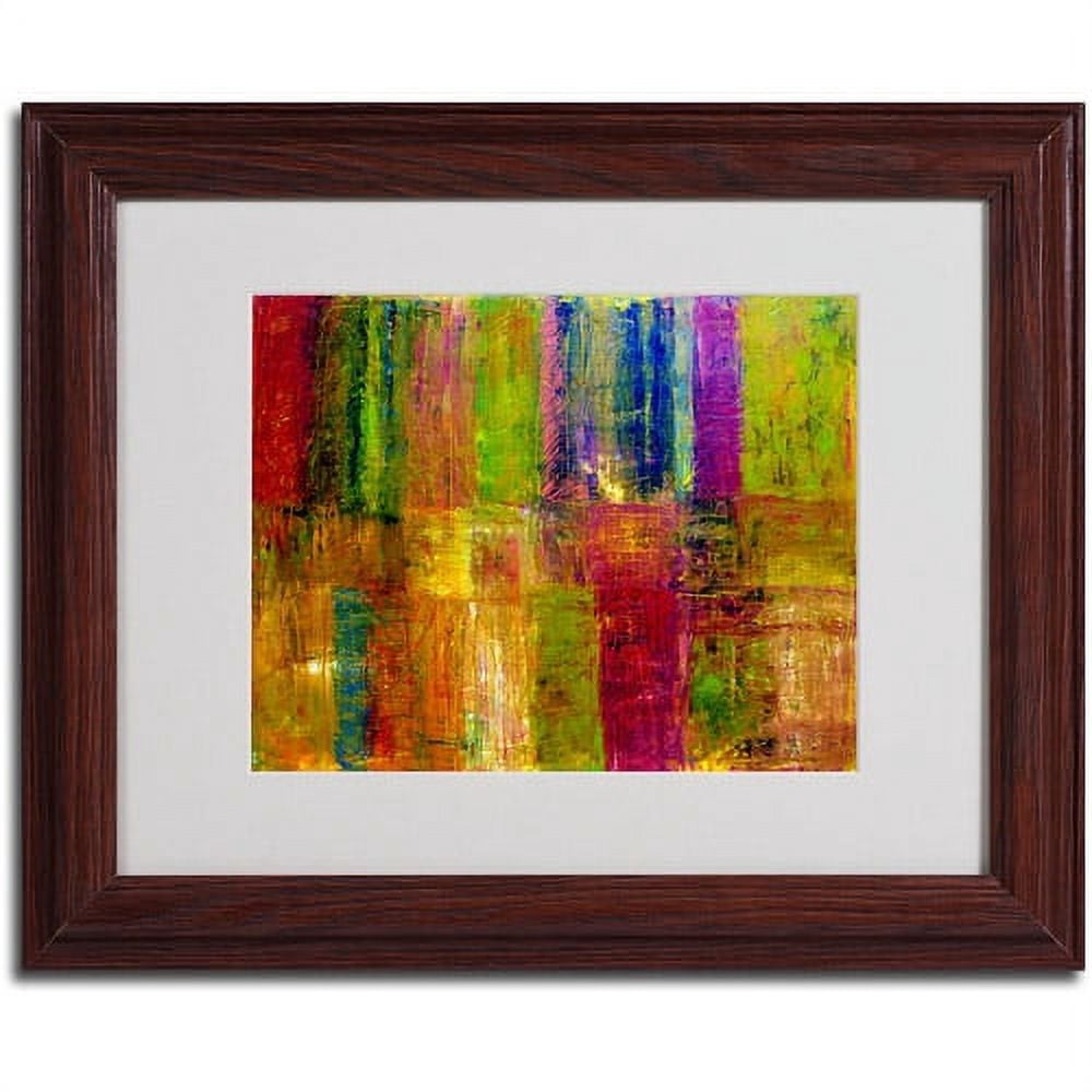 Trademark Fine Art 'Color Abstract' Framed Matted Art by Michelle Calkins