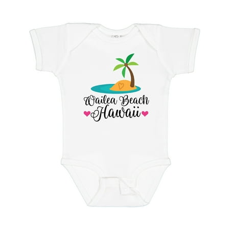 

Inktastic Wailea Beach Hawaii Travel Souvenir Girls Baby Bodysuit