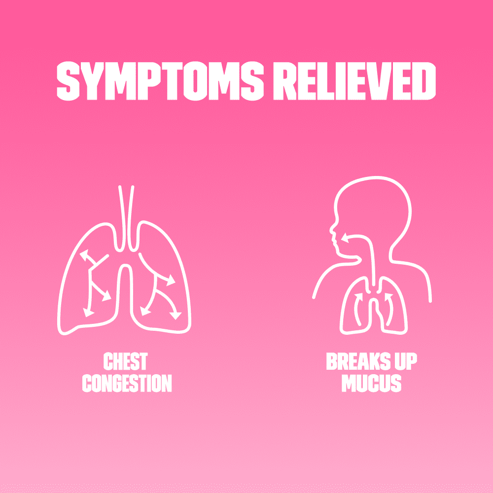 Mucinex Children's Chest Congestion Expectorant Bubble Gum Mini-Melts Packets, 12 count