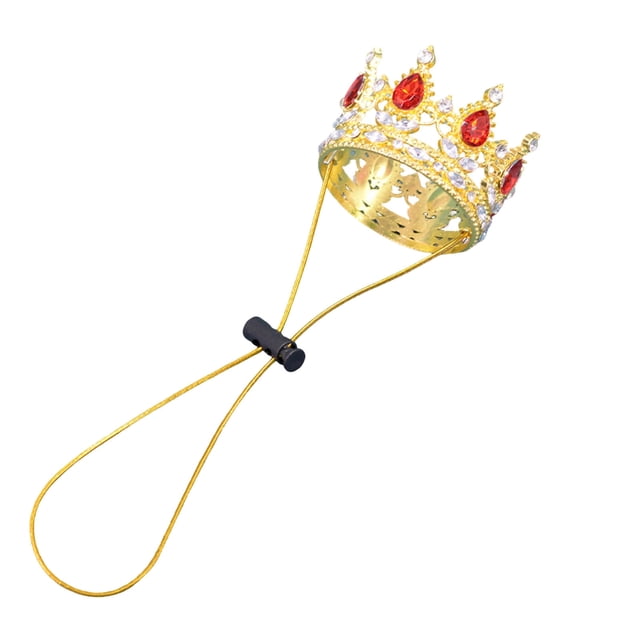 Strass Strass Rouges avec Sangle Ajustable Scintillant Anniversaire&Fête pour Petits Chats Accessoires pour Photos de Mariages