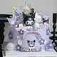 thumbnail image 2 of Decoración de pastel de niña Kulomi Dibujos animados Sanrio Melody Linda niña de un año Mesa de postres Plug-in, 2 of 4
