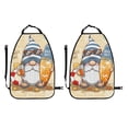 thumbnail image 2 of Kdxio Hello Summer Cute Gnome Print 2 Pack Car Kick Mat Seat Cover Back Protector Mat with Pockets for Organizer Backseat Protector and Storage Anti Kick Pad for Vehicles, 2 of 9