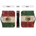 thumbnail image 4 of HELLHERO Mexican Flag Church Bible Bag with Protective Portable Bible Carrying Case for Outdoor, PU Leather Bible Cover for Christian Prayer, 4 of 12