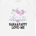 thumbnail image 4 of Inktastic Nana and Pappy Love Me Grandchild Unicorn Girls Baby Bodysuit, 4 of 5