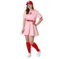 thumbnail image 3 of League of Their Own Dottie Plus Size Womens Costume Set, 3 of 8