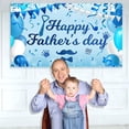 thumbnail image 4 of PVCS 70x35in Father's Day Background Cloth 2021 New Party Decoration Banner, 4 of 6
