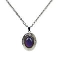 thumbnail image 2 of Collar con colgante jinwen de cadena de eslabones de temperatura de humor 2x piedr jewelry none, 2 of 8