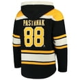 thumbnail image 3 of Men's '47 David Pastrnak Black Boston Bruins Player Lacer Pullover Hoodie, 3 of 4