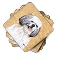 thumbnail image 2 of Carolines Treasures SC9128FC Shih Tzu Wipe your Paws Foam Coaster Set of 4 3 1/2 x 3 1/2 multicolor, 2 of 3