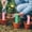 Pink, Green, variant on M Buder 100pcs Durable PVC Garden Stakes Plant Tags for Seed Starting Flower Pot Markers (3.9 x 0.8 inches / 10 x 2 cm), Blue & Red