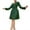 Green Dress, variant on Women's Mini A Line Dress Solid Color Ruched Trendy Clearance Long Sleeve V Neck Button Elegant Casual Spring Purple XL