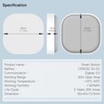 thumbnail image 4 of Tuya ZigBee 3.0 Control remoto inalámbrico inteligente multiescena Interruptor de llave de 1 cuadrilla, 4 of 7