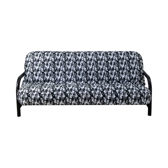 OctoRose Full Size 3 Side Zipper Waterproof Oxford Camo Futon Cover Sofa Day Bed Mattress Cover (Oxford-Camo-Grey)