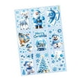 thumbnail image 3 of 9x Adhesivos navideños para ventanas, adornos navideños, decoración de exhibición de vidrio, calcomanías navideñas para paredes de dormitorio Estilo D, 3 of 8