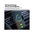 thumbnail image 4 of Toocki 15W Fast Wireless Charger Car Phone Holder Gravity Support Mount Compatible With Samsung Huawei OPPO OnePlus Xiaomi Honor, 4 of 5