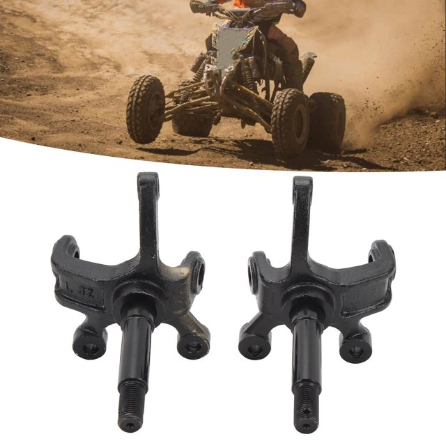 Front Steering Knuckle, 1pair Improve Driving Safet Left Right Steering Knuckle Spindle For 200cc ATV Quad Bike
