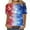 Style 4, variant on GERsome American Flag T-Shirts for Women Short Sleeve Crew Neck 4th of July USA Patriotic Graphic Tees Summer Loose Fit Pullover Tops S-2XL