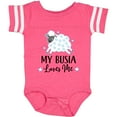 thumbnail image 3 of Inktastic My Busia Loves Me Baby Lamb Boys or Girls Baby Bodysuit, 3 of 5