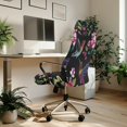 thumbnail image 3 of POLERO Floral and Hummingbird Elastic Cloth Computer Office Chair Covers with Stretch, Anti Wear All-in-One High Back Chair Slipcover for Workspace Home, 3 of 7