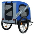 thumbnail image 6 of Pet Strollers Large Folding Bike Trailer for Dogs – 66LB Capacity All-Terrain Pet Carrier, Durable Steel Frame for Cycling, Jogging, Camping & Outdoor Adventures, Blue-Gray,Pet Stroller, 6 of 19