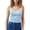 Sky Blue, variant on Sngxgn V Collar Neck Tops for Women Summer Sleeveless Camisole Tank Tops Casual Short Sleeve V-Neck Shirt(Green,S)