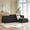 Black-RHF, variant on Leumius 96" Modular Sectional Sofa Couches,L-Shape Couch 3 Seat Modular Sofa Memory Foam Sectional Couches for Living Room, Cloud Couch with Oversized Chaise(Black,Left Facing Chaise)