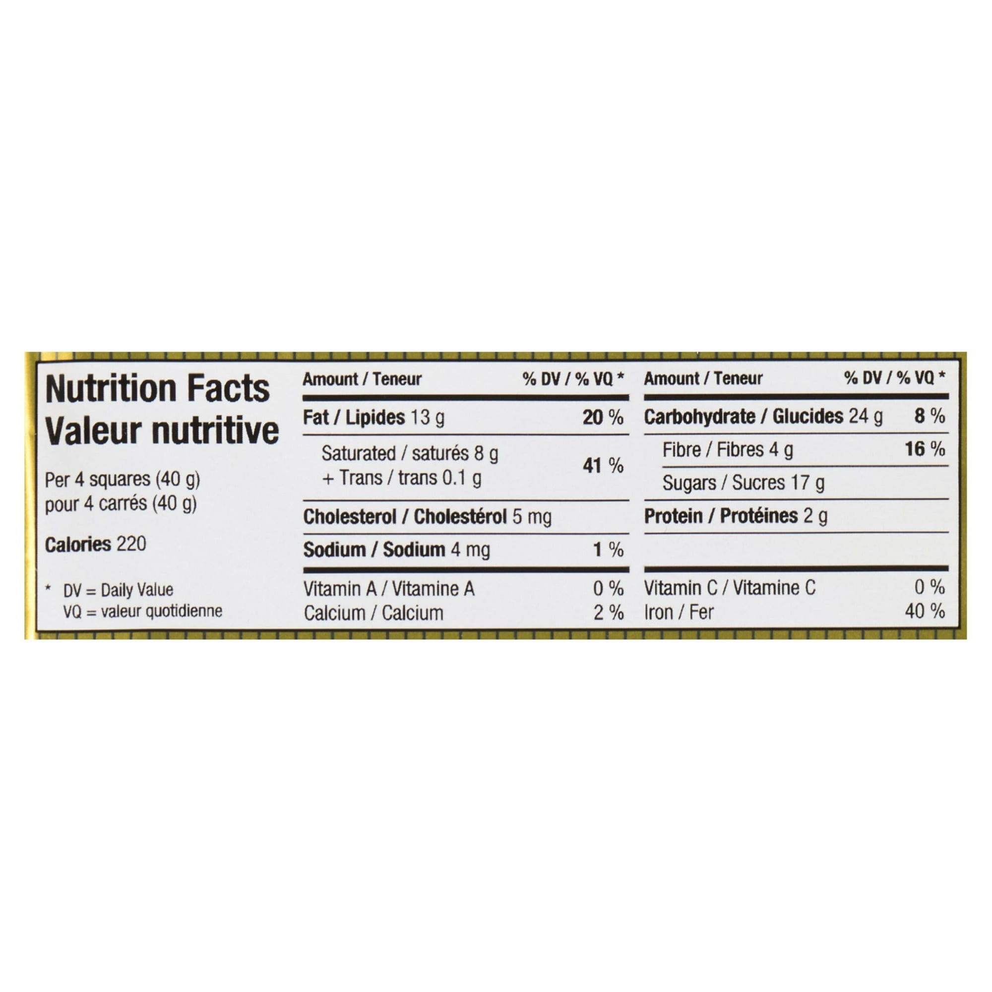 Waterbridge Dark Chocolate bar, 400 g